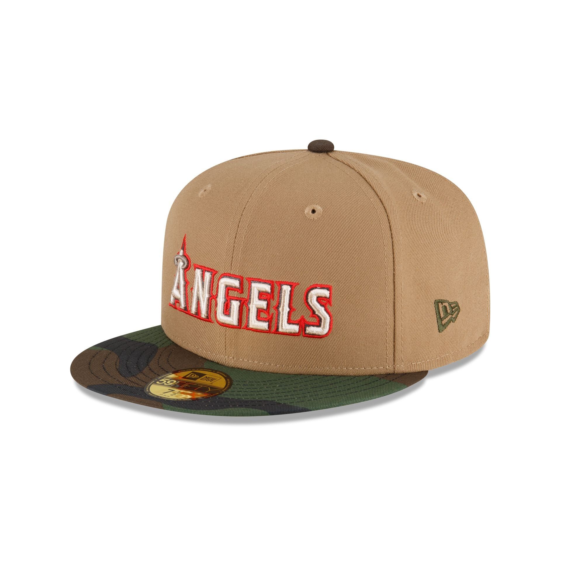Just Caps Camo Khaki Los Angeles Angels 59FIFTY Fitted Hat sold by New Era product image thumbnail 3
