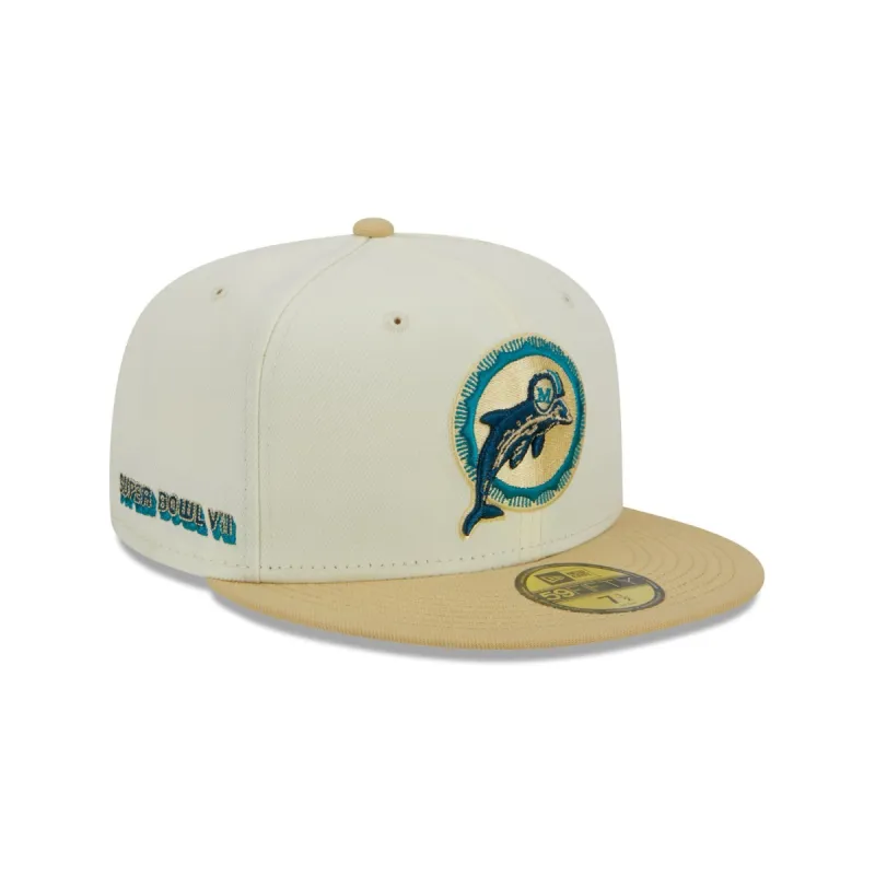 Miami Dolphins City Icon 59FIFTY Fitted Hat sold by New Era