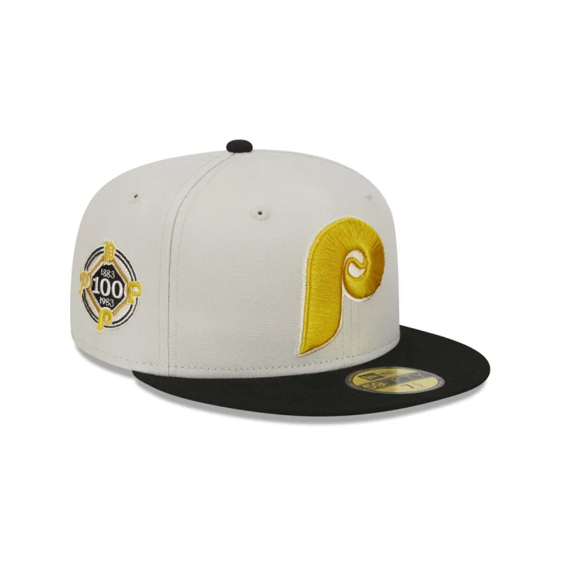 Philadelphia Phillies Two Tone Stone 59FIFTY Fitted Hat sold by New Era