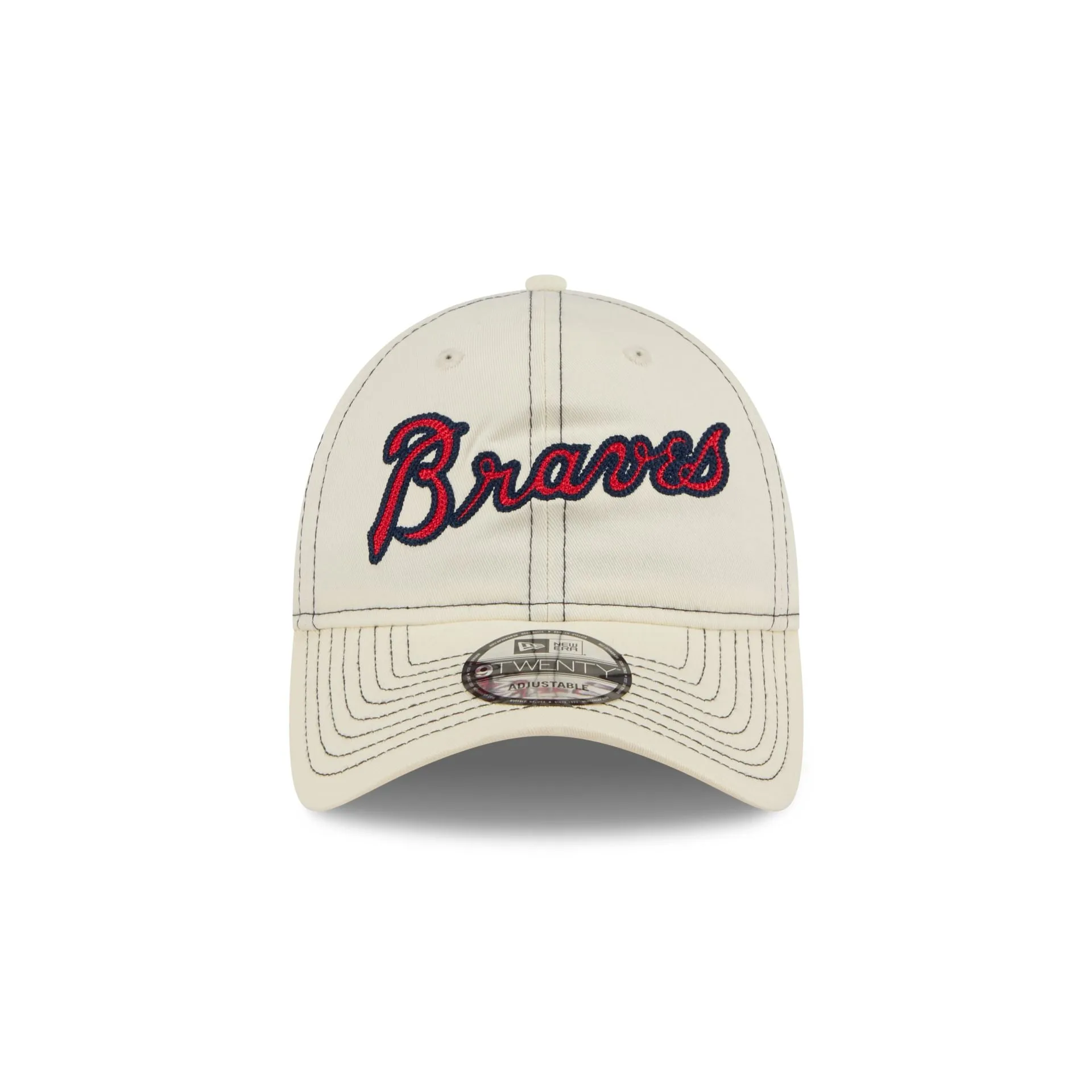 Atlanta Braves Team Stitch 9TWENTY Adjustable Hat sold by New Era product image thumbnail 2