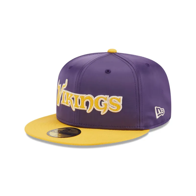 Minnesota Vikings Satin 59FIFTY Fitted Hat sold by New Era