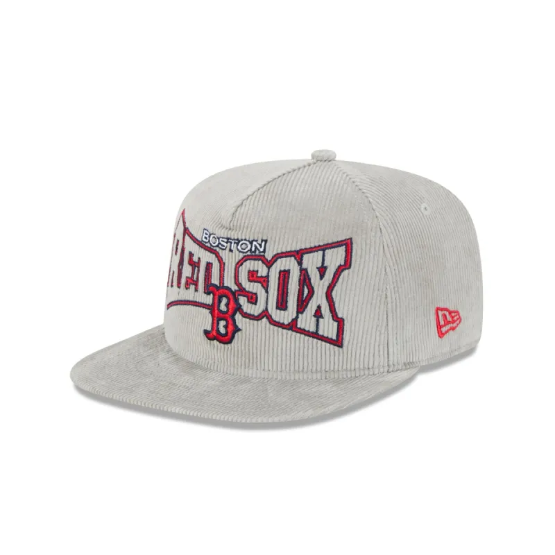 Boston Red Sox Gray Cord Golfer Hat sold by New Era