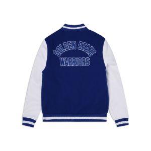 Golden State Warriors Blue Varsity Jacket sold by New Era