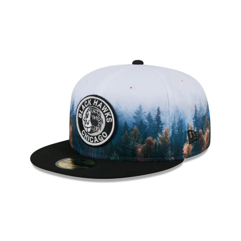 Chicago Blackhawks Photoreal 59FIFTY Fitted Hat sold by New Era