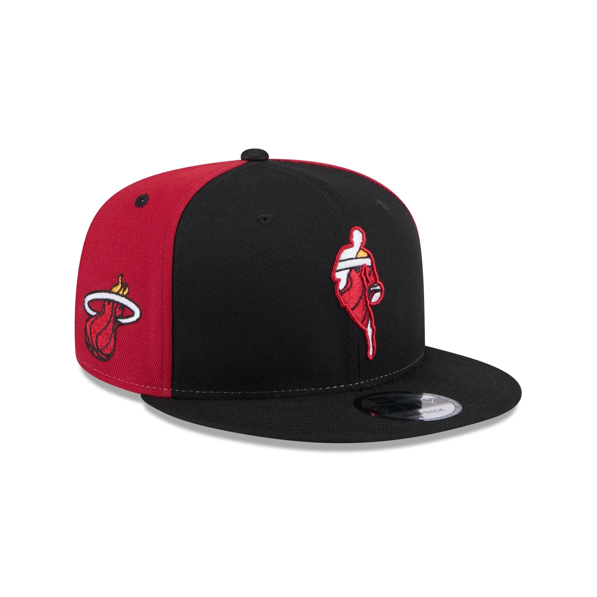 Miami Heat Front Logoman 9FIFTY Snapback Hat sold by New Era
