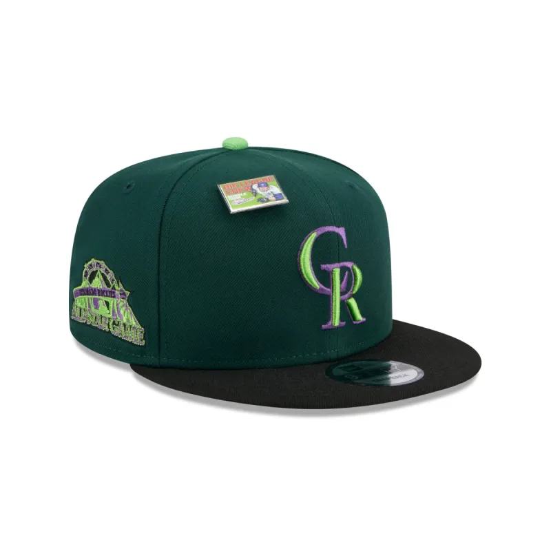 Big League Chew X Colorado Rockies Sour Apple 9FIFTY Snapback Hat sold by New Era