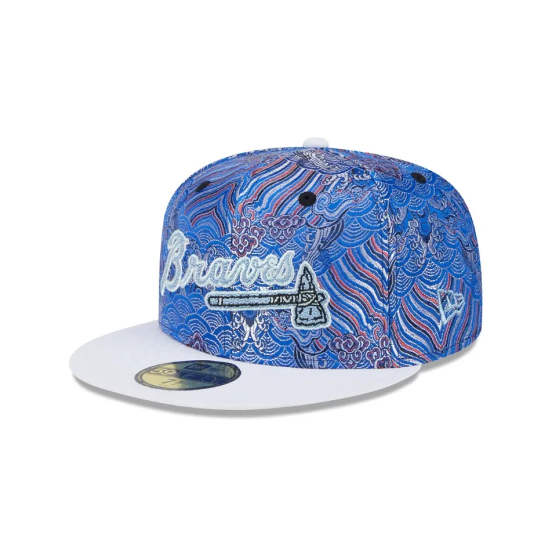 Atlanta Braves Wave Fill 59FIFTY Fitted Hat sold by New Era