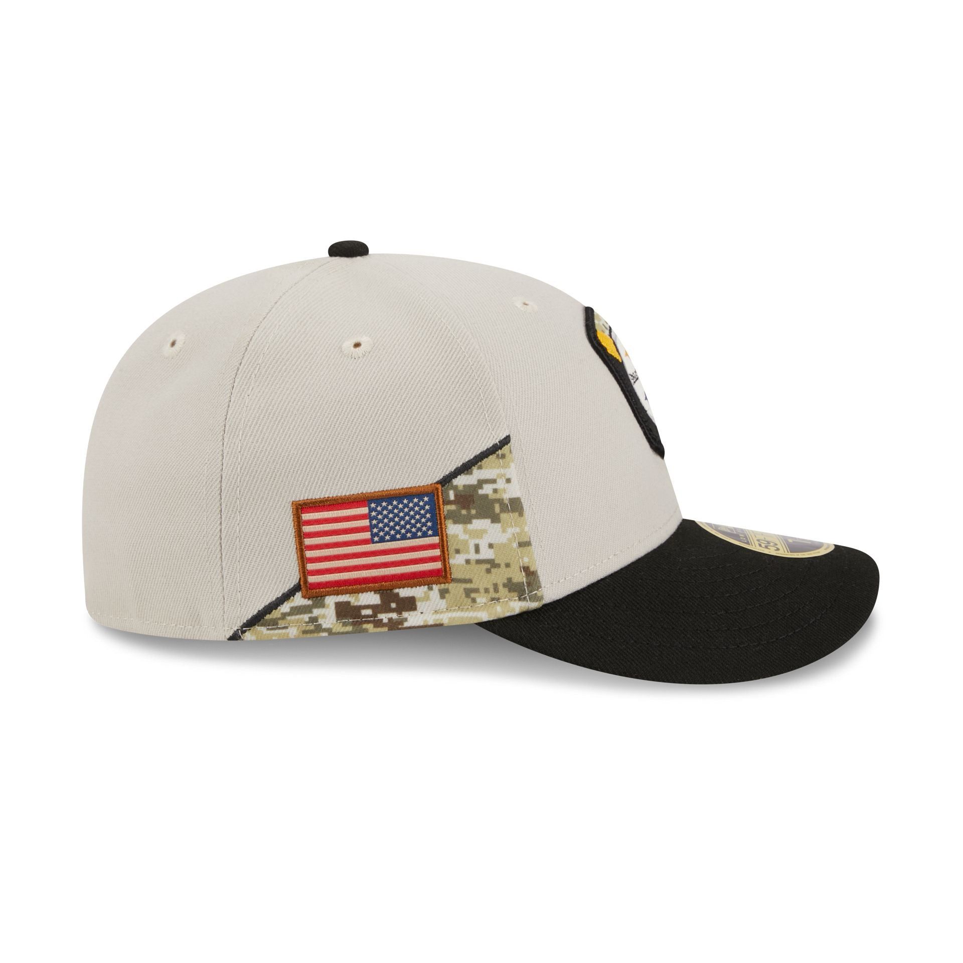 Pittsburgh Steelers 2023 Salute to Service Low Profile 59FIFTY Fitted Hat sold by New Era product image thumbnail 4
