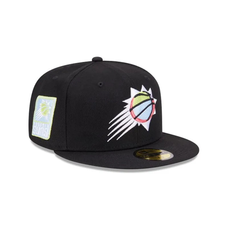 Phoenix Suns Color Pack Black 59FIFTY Fitted Hat sold by New Era