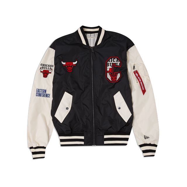 Alpha Industries X Chicago Bulls MA-1 Bomber Jacket sold by New Era