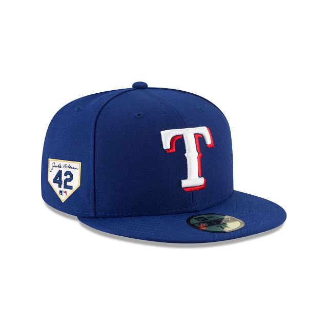 Texas Rangers Jackie Robinson Day 2023 59FIFTY Fitted Hat sold by New Era