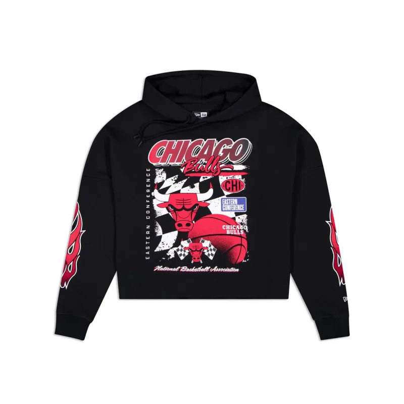 Chicago Bulls 2024 Rally Drive Women's Hoodie sold by New Era
