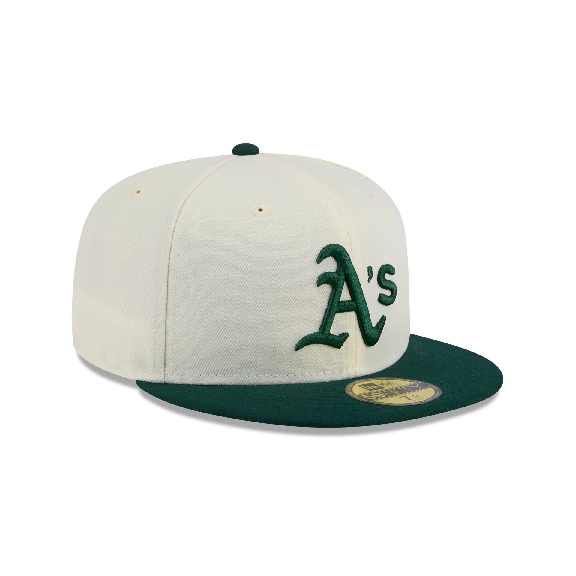 Oakland Athletics Chrome 59FIFTY Fitted Hat sold by New Era product image thumbnail 3