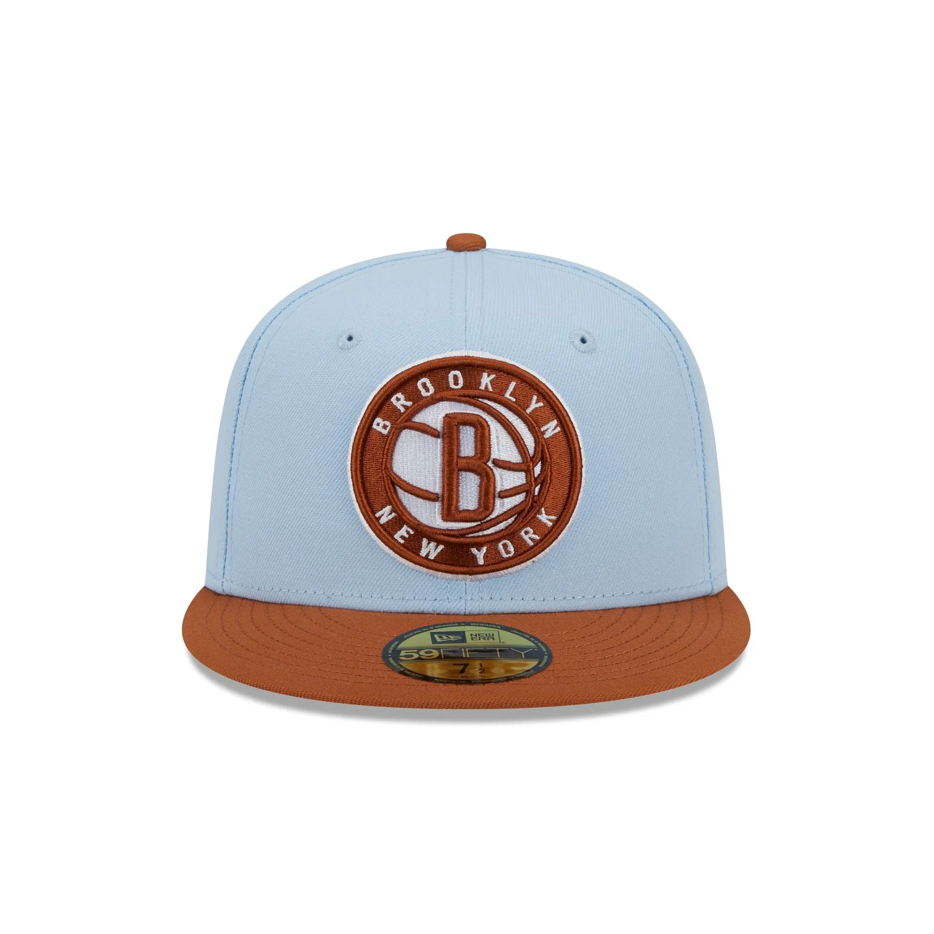 Brooklyn Nets Color Pack Glacial Blue 59FIFTY Fitted Hat sold by New Era product image thumbnail 2
