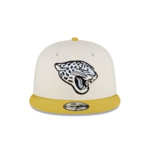 Jacksonville Jaguars Chartreuse Chrome 9FIFTY Snapback Hat sold by New Era