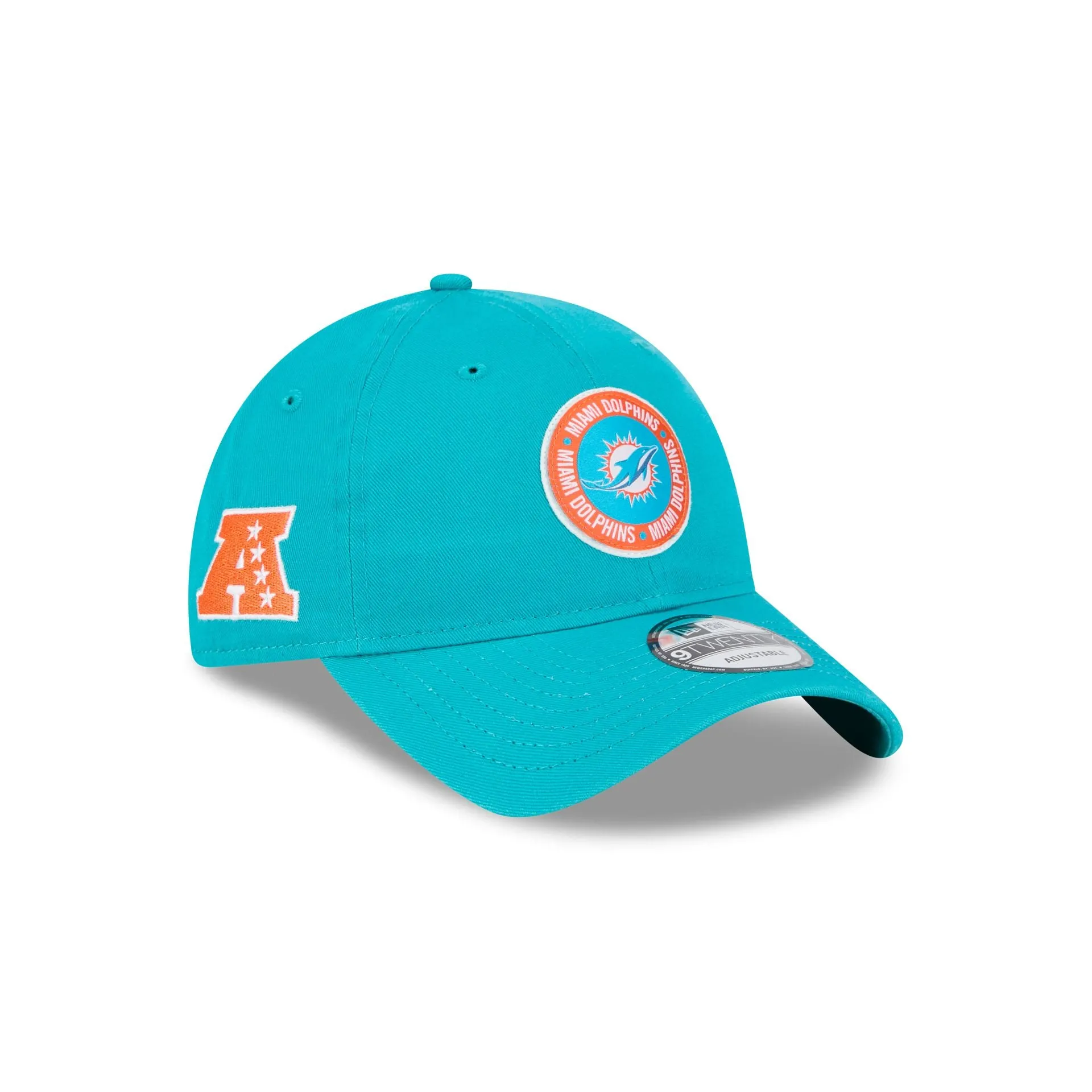 Miami Dolphins 2024 Sideline 9TWENTY Adjustable Hat sold by New Era