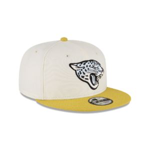Jacksonville Jaguars Chartreuse Chrome 9FIFTY Snapback Hat sold by New Era