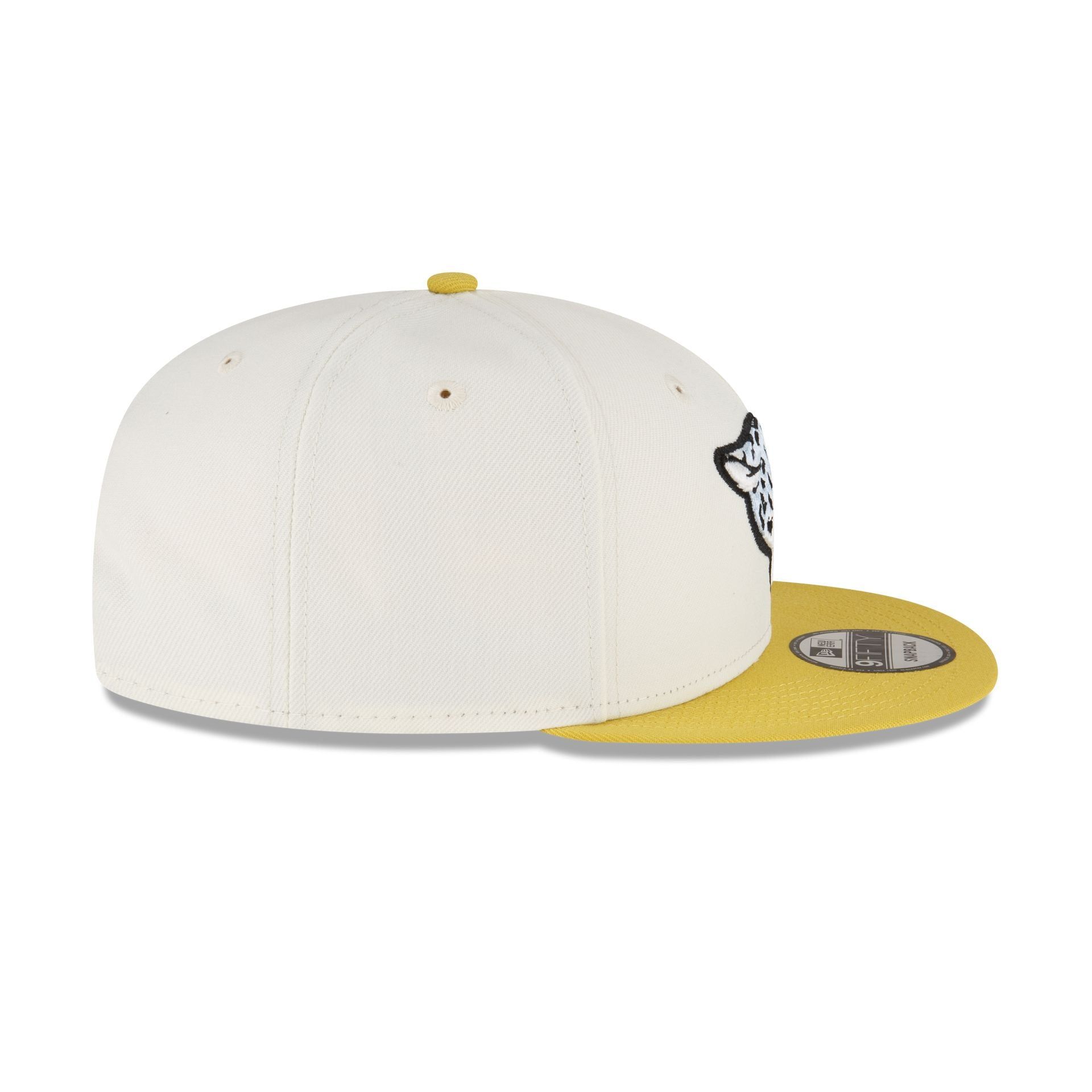 Jacksonville Jaguars Chartreuse Chrome 9FIFTY Snapback Hat sold by New Era product image thumbnail 5