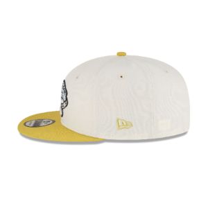 Jacksonville Jaguars Chartreuse Chrome 9FIFTY Snapback Hat sold by New Era