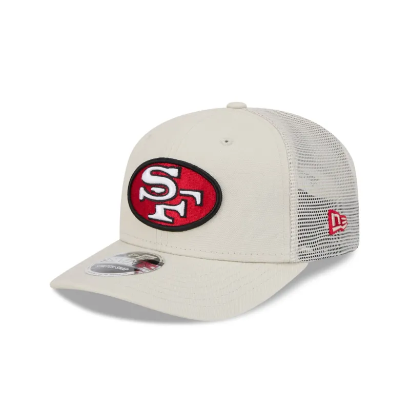 San Francisco 49ers Canvas 9SEVENTY Trucker Hat sold by New Era
