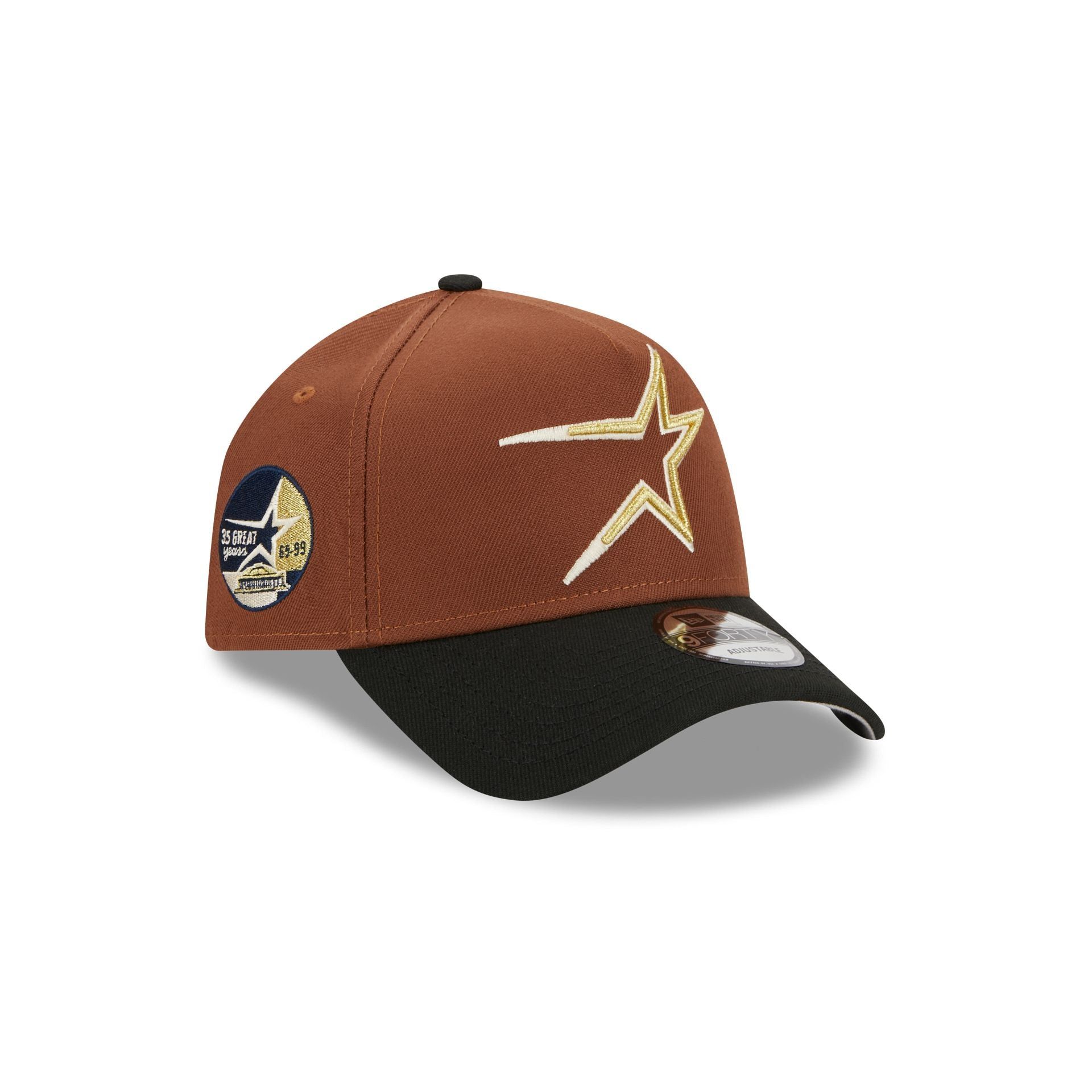 Houston Astros Harvest 9FORTY A-Frame Snapback Hat sold by New Era