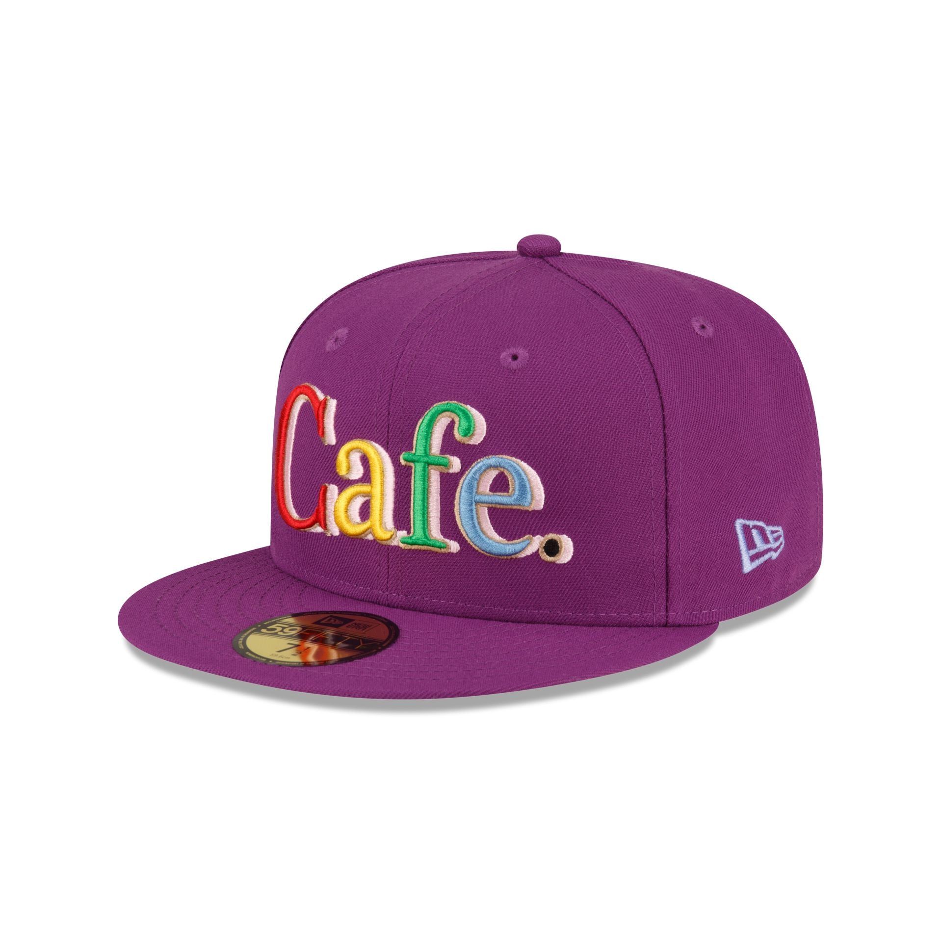 Cafe X New Era Purple 59FIFTY Fitted Hat sold by New Era