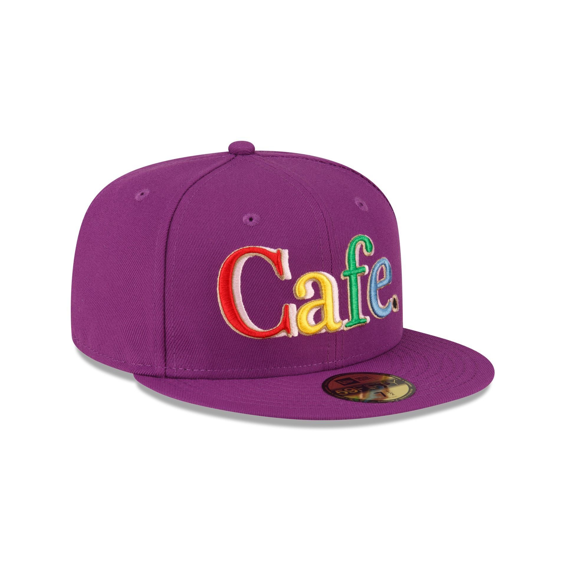 Cafe X New Era Purple 59FIFTY Fitted Hat sold by New Era product image thumbnail 3