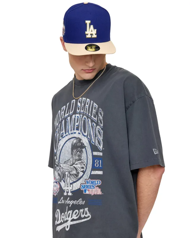 Los Angeles Dodgers Black Sport Classics T-Shirt sold by New Era