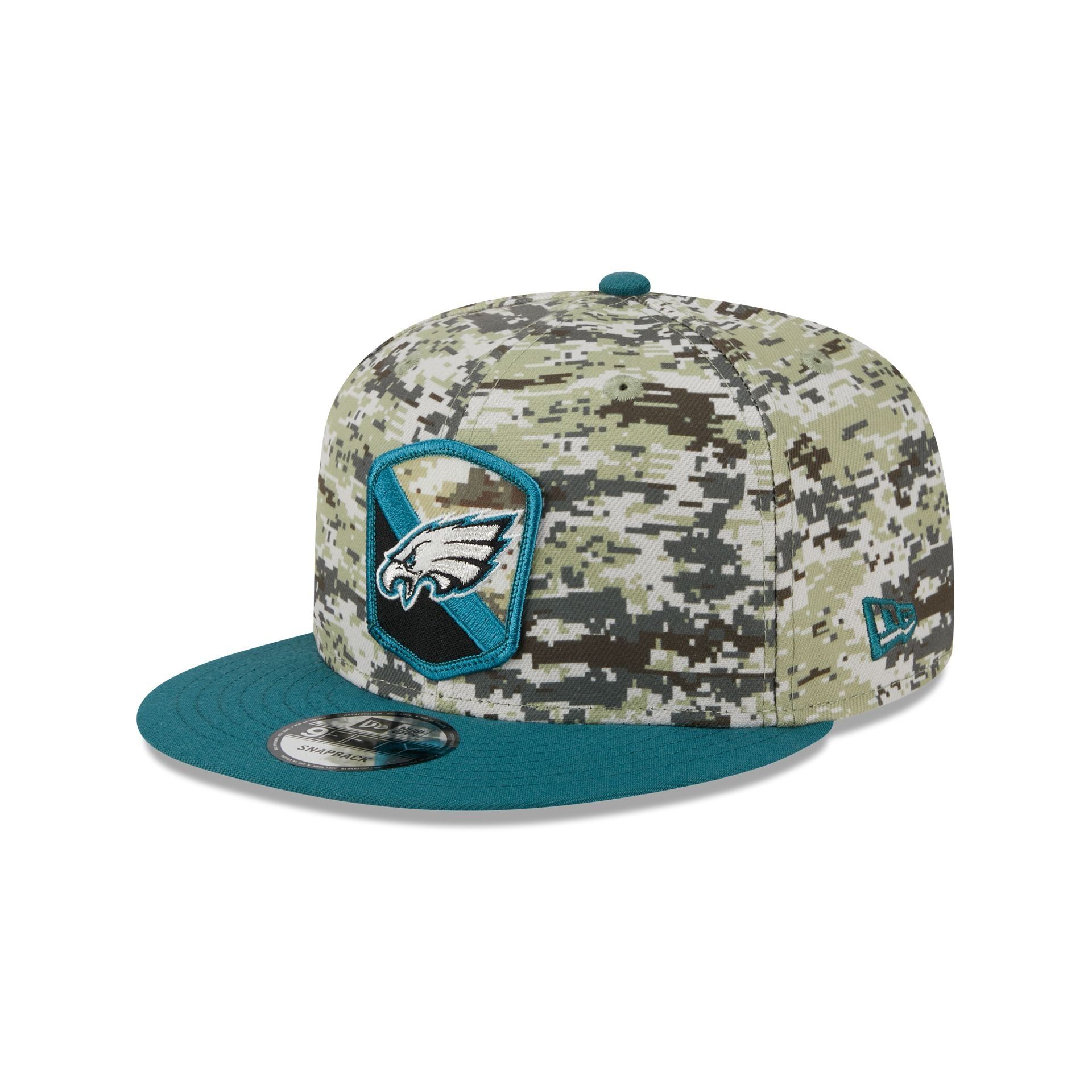 Philadelphia Eagles 2023 Salute to Service Camo 9FIFTY Snapback Hat sold by New Era product image thumbnail 3