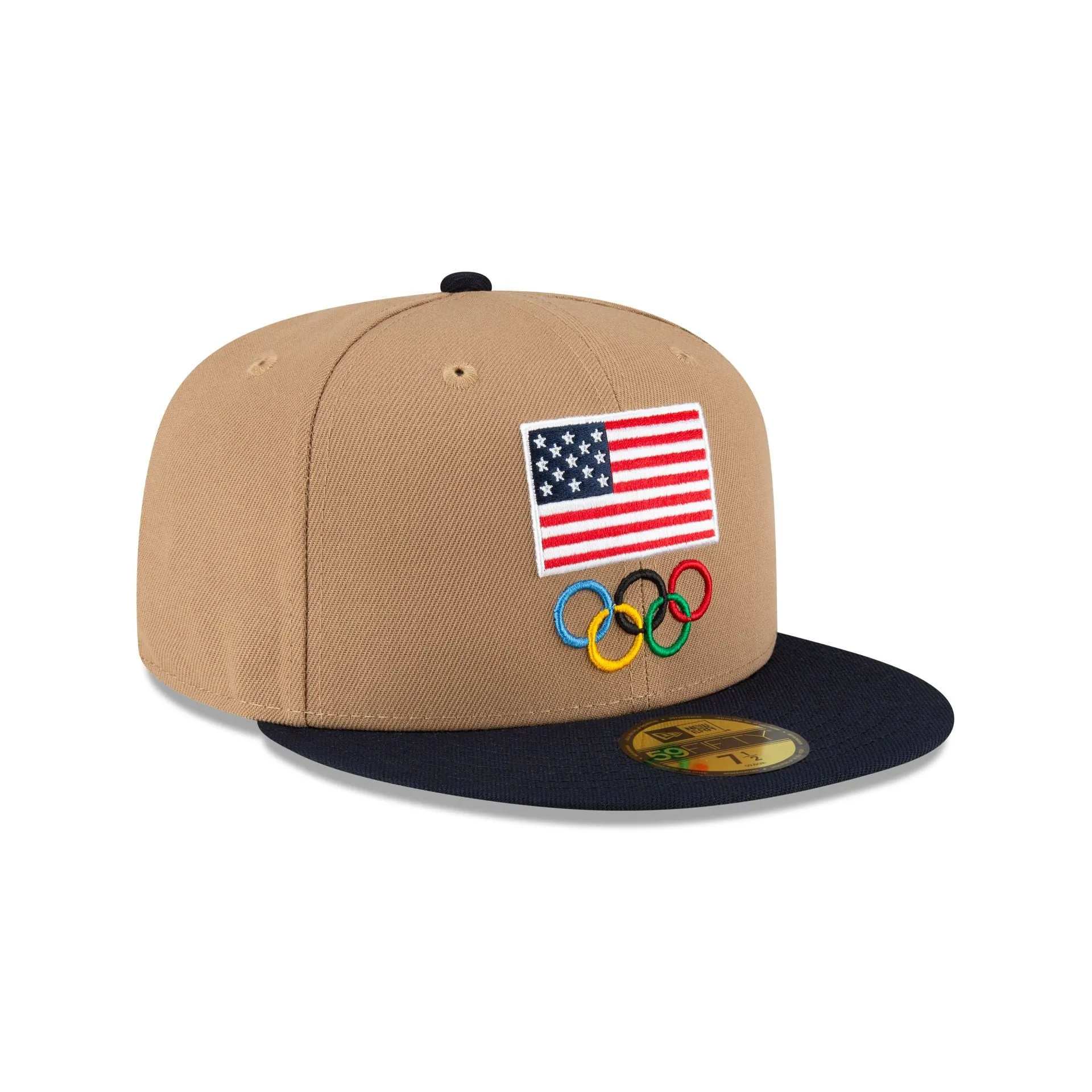 Team USA Khaki 59FIFTY Fitted Hat sold by New Era product image thumbnail 3
