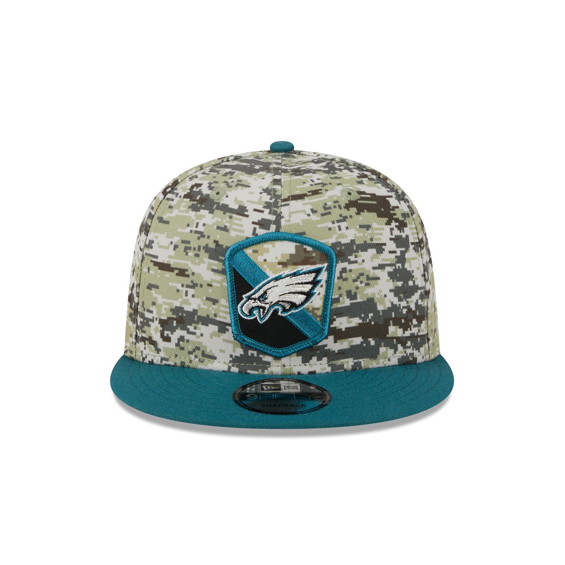 Philadelphia Eagles 2023 Salute to Service Camo 9FIFTY Snapback Hat sold by New Era product image thumbnail 2