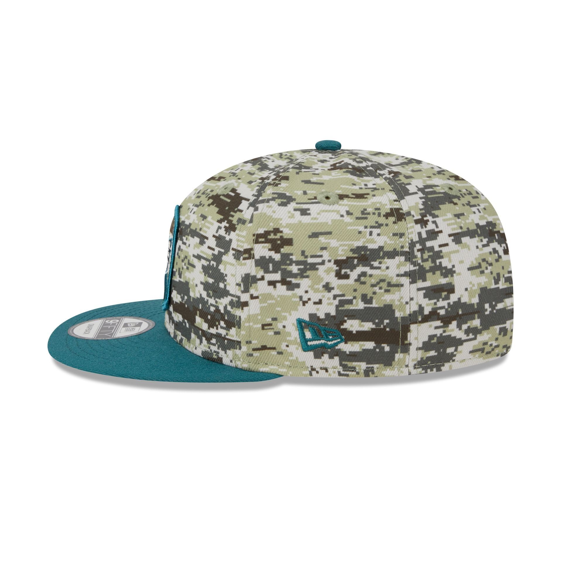 Philadelphia Eagles 2023 Salute to Service Camo 9FIFTY Snapback Hat sold by New Era product image thumbnail 5