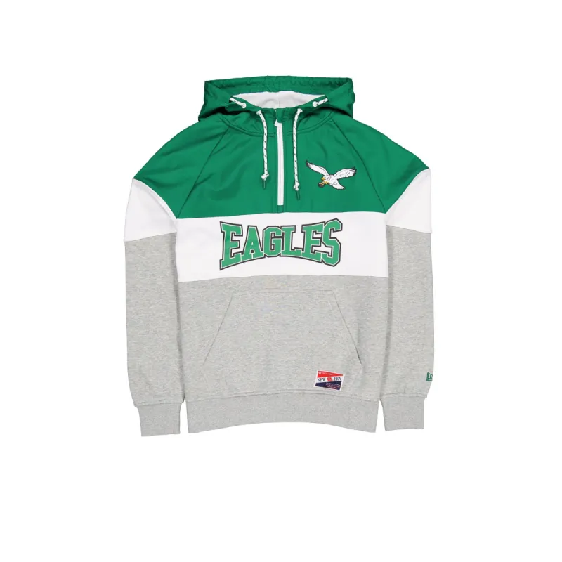 Philadelphia Eagles Throwback Color Block Hoodie sold by New Era