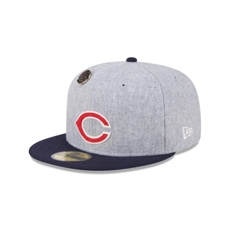 Cleveland Guardians 70th Anniversary Gray 59FIFTY Fitted Hat sold by New Era