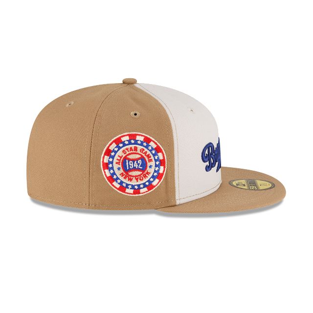 Just Caps Khaki Brooklyn Dodgers 59FIFTY Fitted Hat sold by New Era product image thumbnail 4