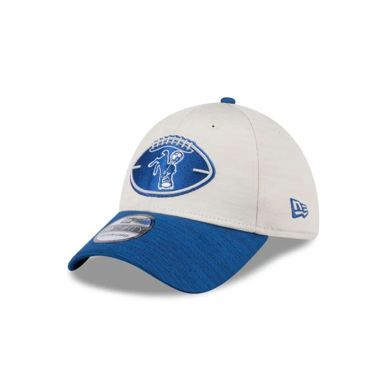 Indianapolis Colts 2024 Historic Sideline 39THIRTY Stretch Fit Hat sold by New Era