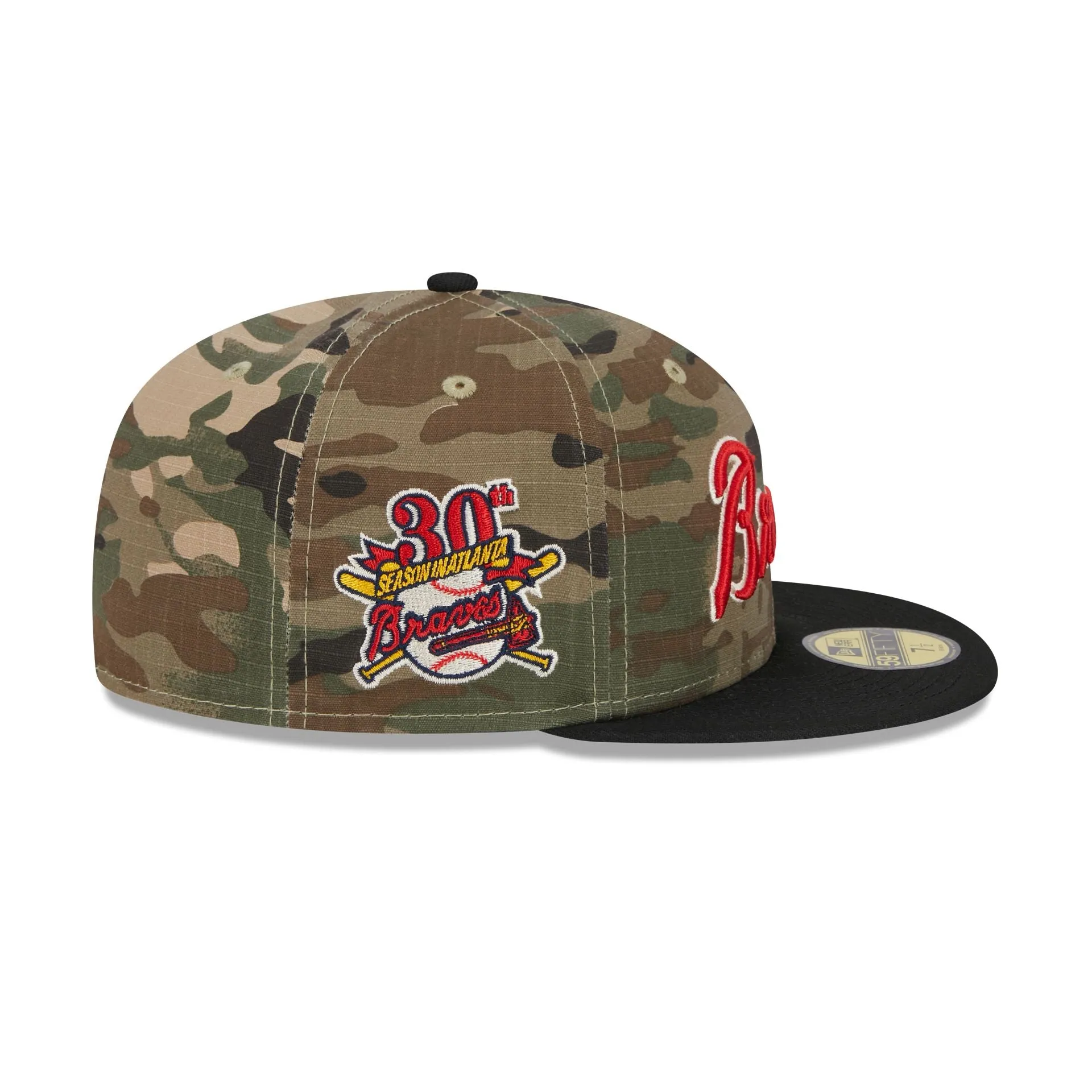 Atlanta Braves Camo Crown 59FIFTY Fitted Hat sold by New Era product image thumbnail 4