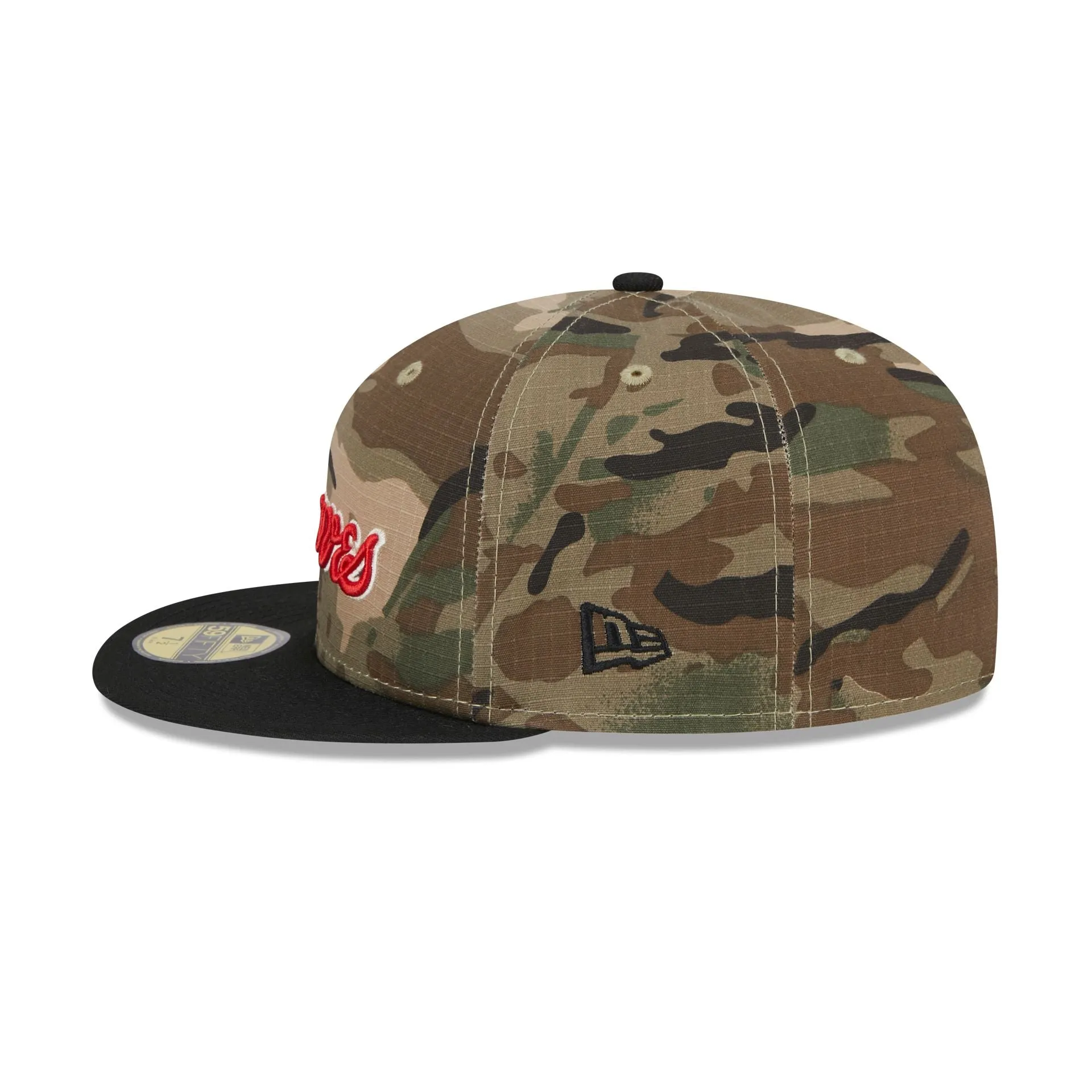 Atlanta Braves Camo Crown 59FIFTY Fitted Hat sold by New Era product image thumbnail 5