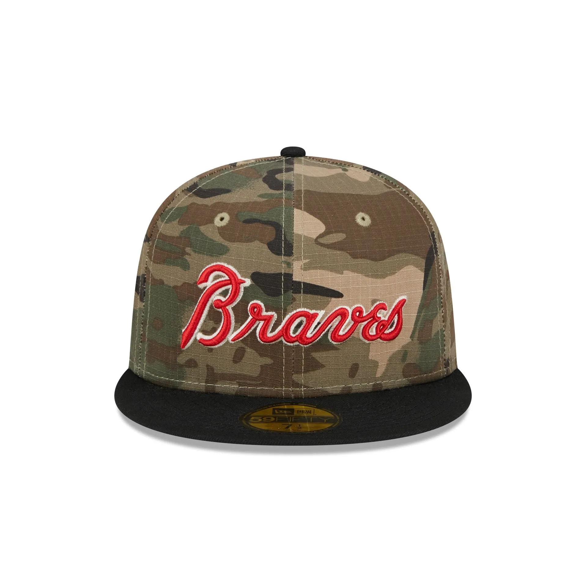 Atlanta Braves Camo Crown 59FIFTY Fitted Hat sold by New Era product image thumbnail 2