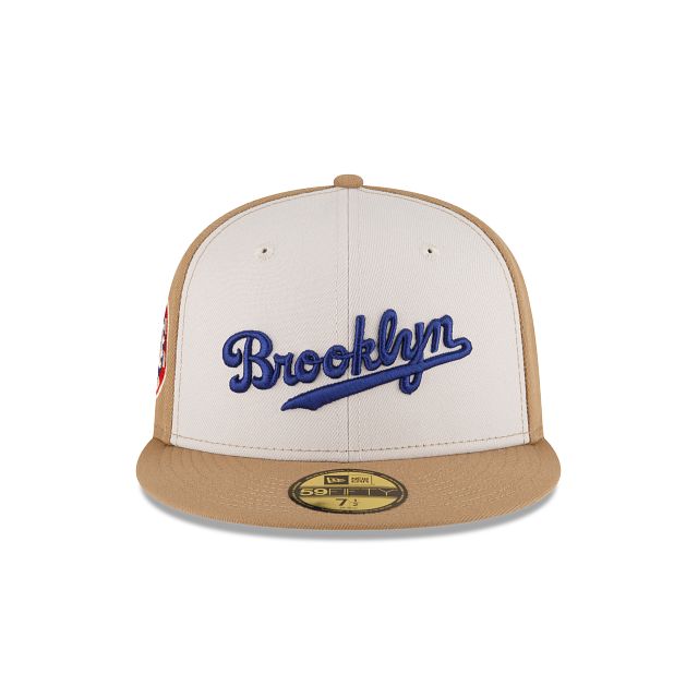 Just Caps Khaki Brooklyn Dodgers 59FIFTY Fitted Hat sold by New Era product image thumbnail 2