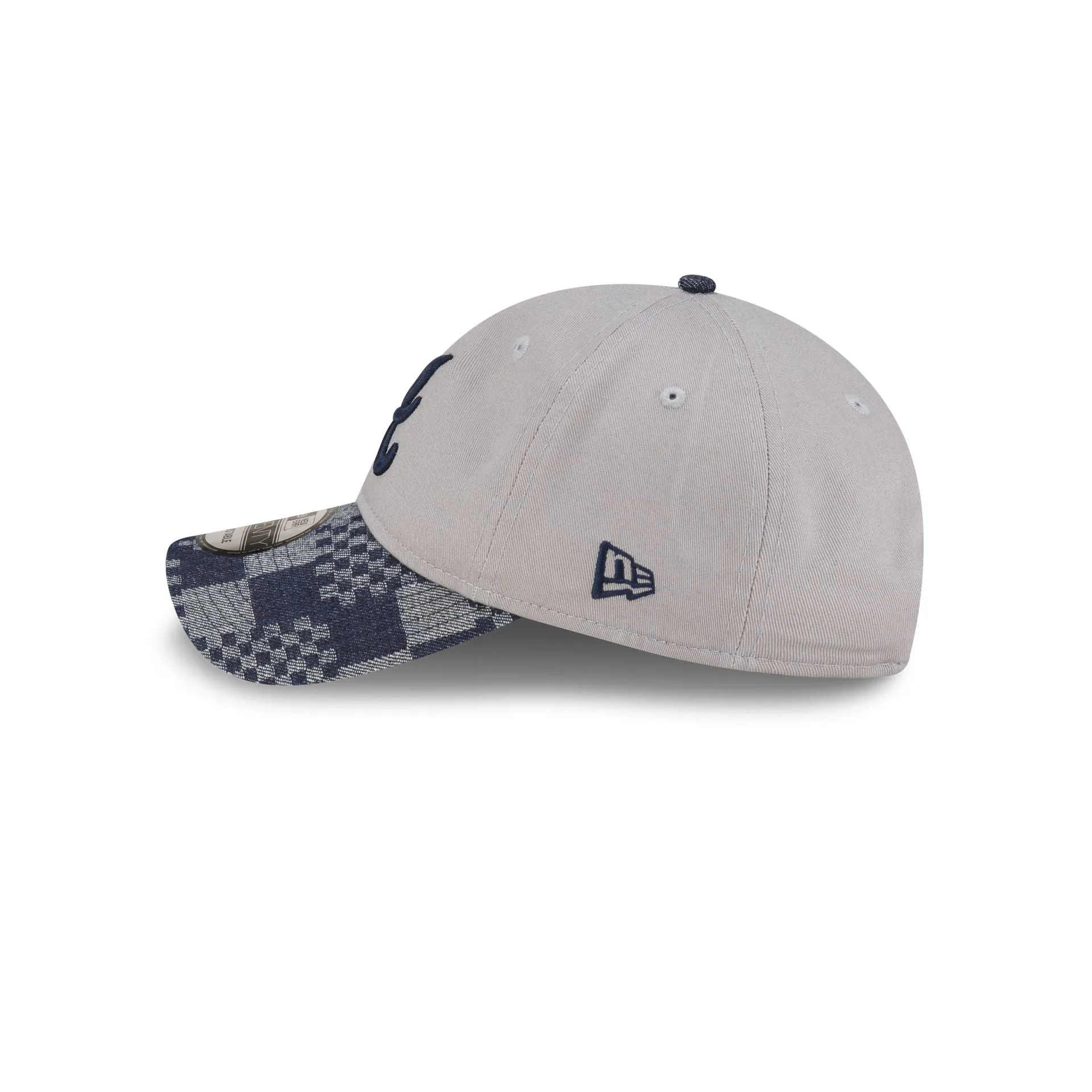 Atlanta Braves Pattern Denim 9TWENTY Adjustable Hat sold by New Era product image thumbnail 4