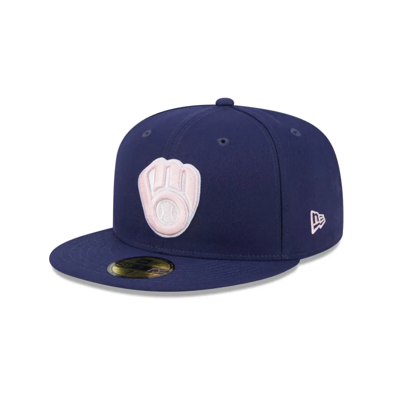 Milwaukee Brewers Mother's Day 2024 59FIFTY Fitted Hat sold by New Era