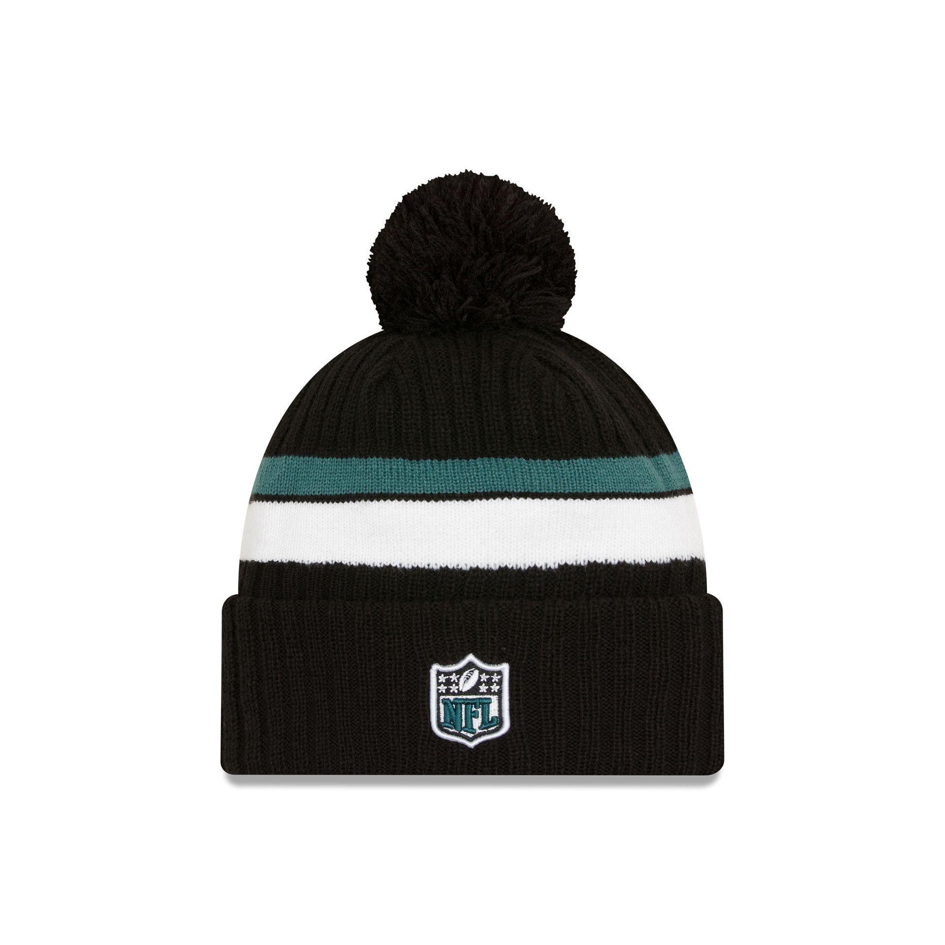 Philadelphia Eagles 2023 Cold Weather Black Pom Knit sold by New Era product image thumbnail 2