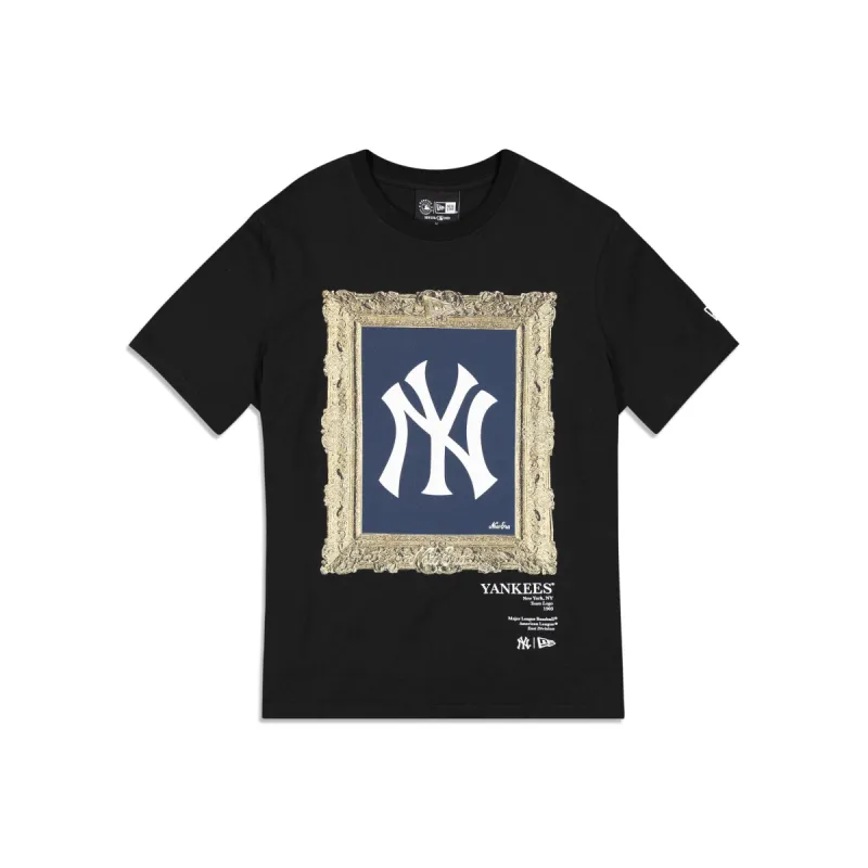 New York Yankees Curated Customs Black T-Shirt sold by New Era