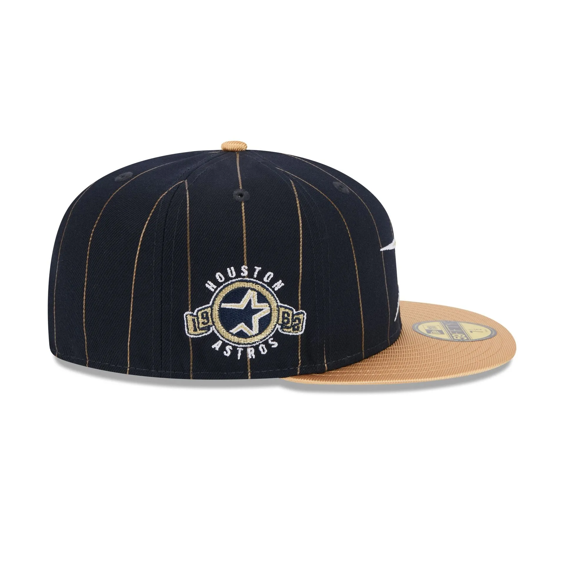 Houston Astros Throwback Pinstripe 59FIFTY Fitted Hat sold by New Era product image thumbnail 4