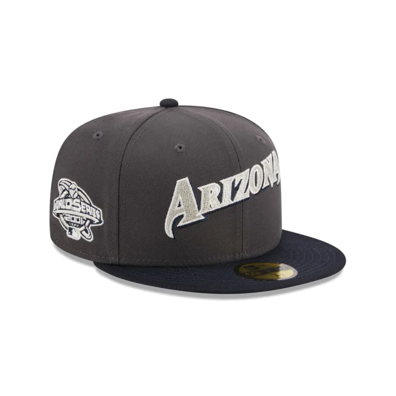 Arizona Diamondbacks Graphite Crown 59FIFTY Fitted Hat sold by New Era