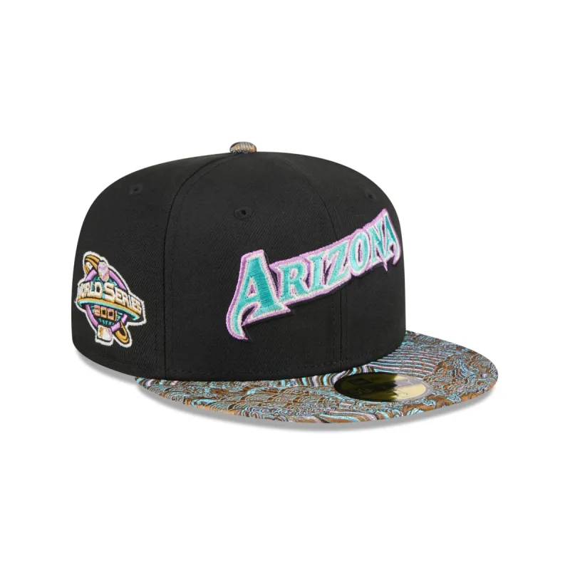 Just Caps Jacquard Visor Arizona Diamondbacks 59FIFTY Fitted Hat sold by New Era