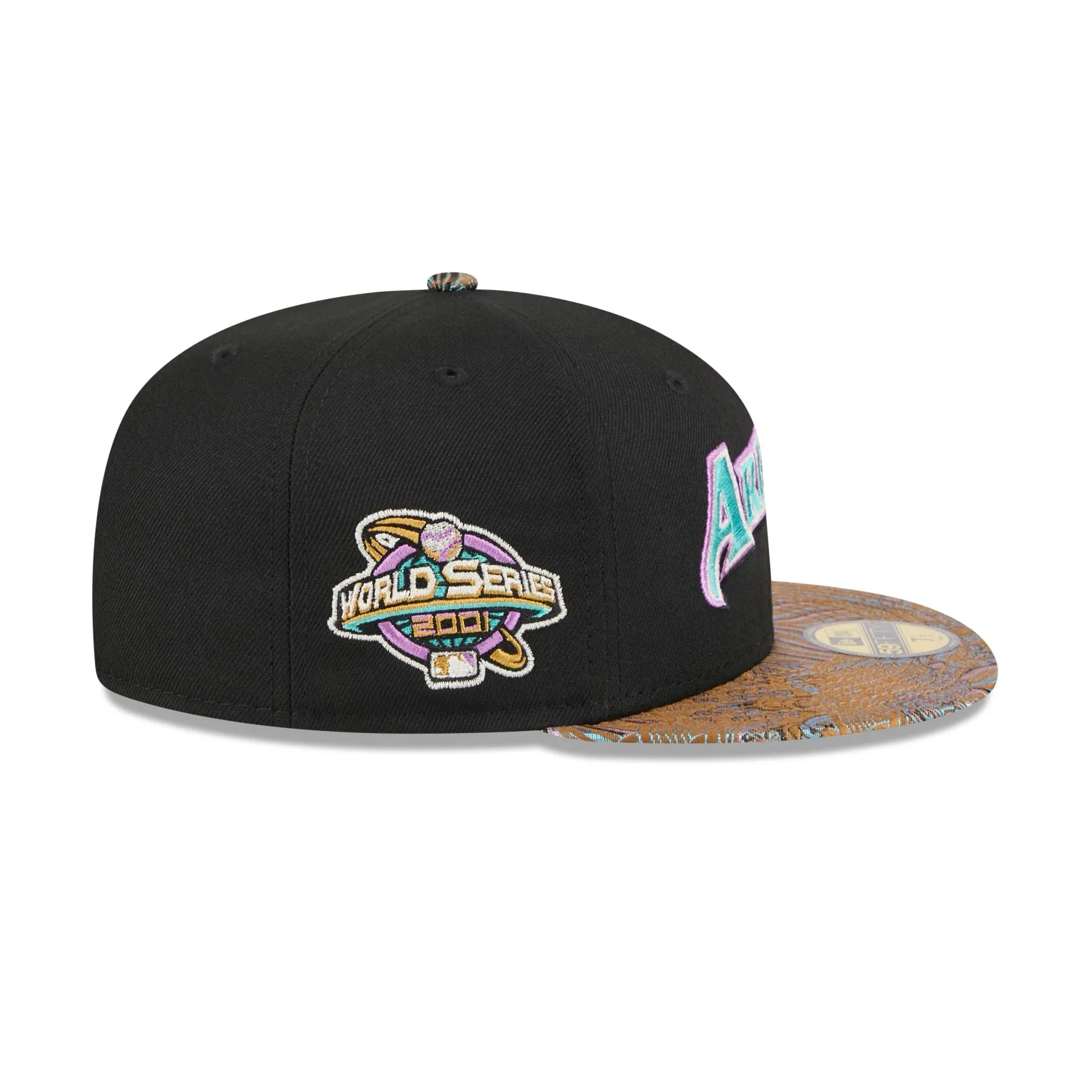 Just Caps Jacquard Visor Arizona Diamondbacks 59FIFTY Fitted Hat sold by New Era product image thumbnail 4