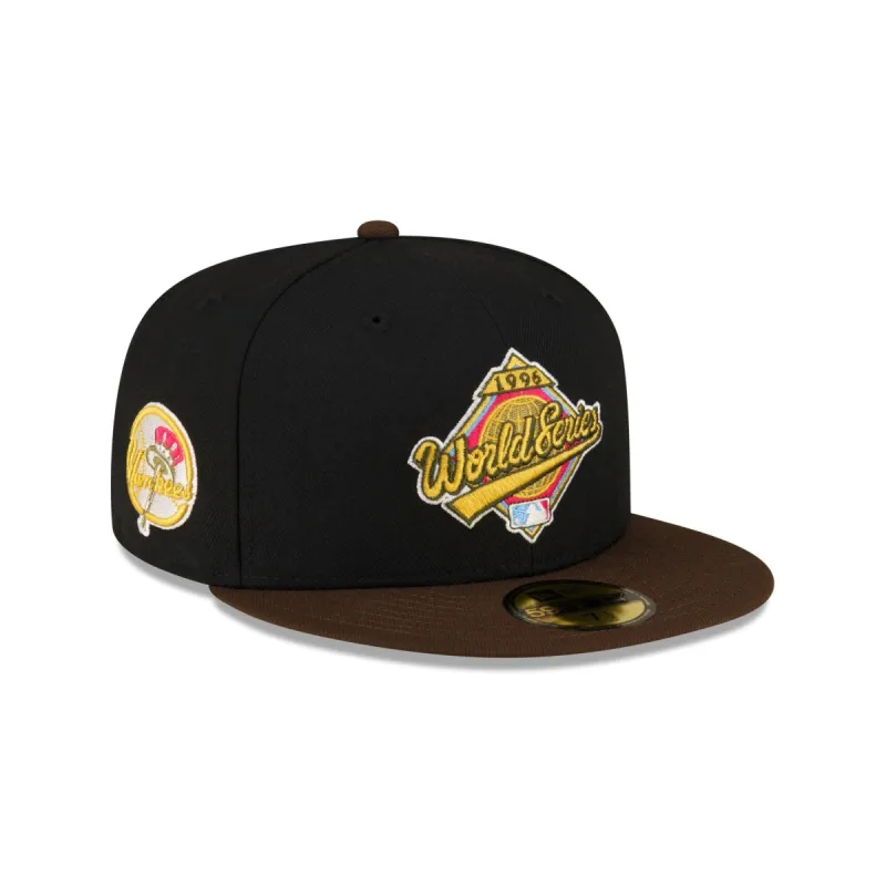 Just Caps Black Crown New York Yankees 59FIFTY Fitted Hat sold by New Era