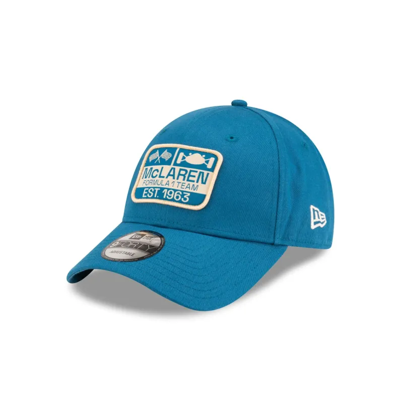 McLaren Formula 1 Team Graphic Patch Teal 9FORTY Adjustable sold by New Era